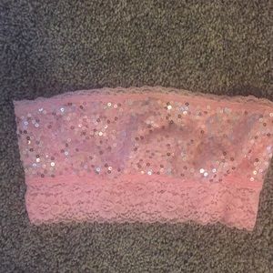 PINK Victoria's Secret Intimates & Sleepwear - Pink Victoria’s Secret sequin lace bandeau small PINK Victoria's Secret Intimates & Sleepwear - Pink Victoria’s Secret sequin lace bandeau small